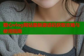 糖心vlog网站最新邀请码获取攻略与使用指南