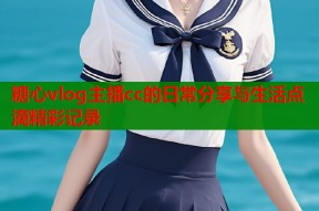 糖心vlog主播cc的日常分享与生活点滴精彩记录