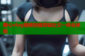 糖心vlog视频拍摄剪辑社交一体化体验