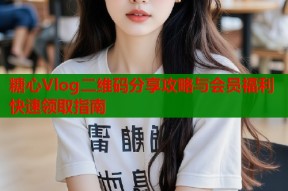 糖心Vlog二维码分享攻略与会员福利快速领取指南