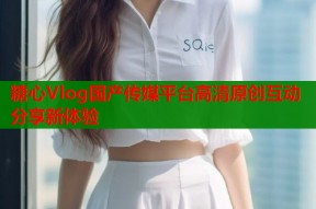 糖心Vlog国产传媒平台高清原创互动分享新体验