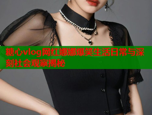 糖心vlog网红娜娜爆笑生活日常与深刻社会观察揭秘  第2张
