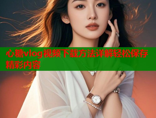 心糖vlog视频下载方法详解轻松保存精彩内容  第2张