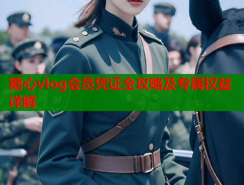 糖心vlog会员凭证全攻略及专属权益详解  第1张