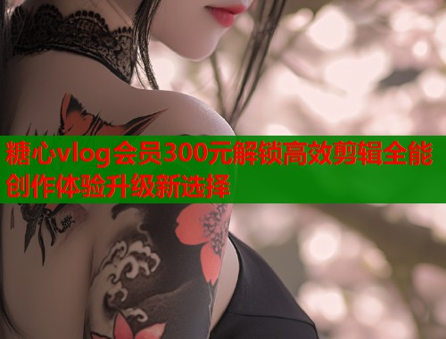 糖心vlog会员300元解锁高效剪辑全能创作体验升级新选择  第1张